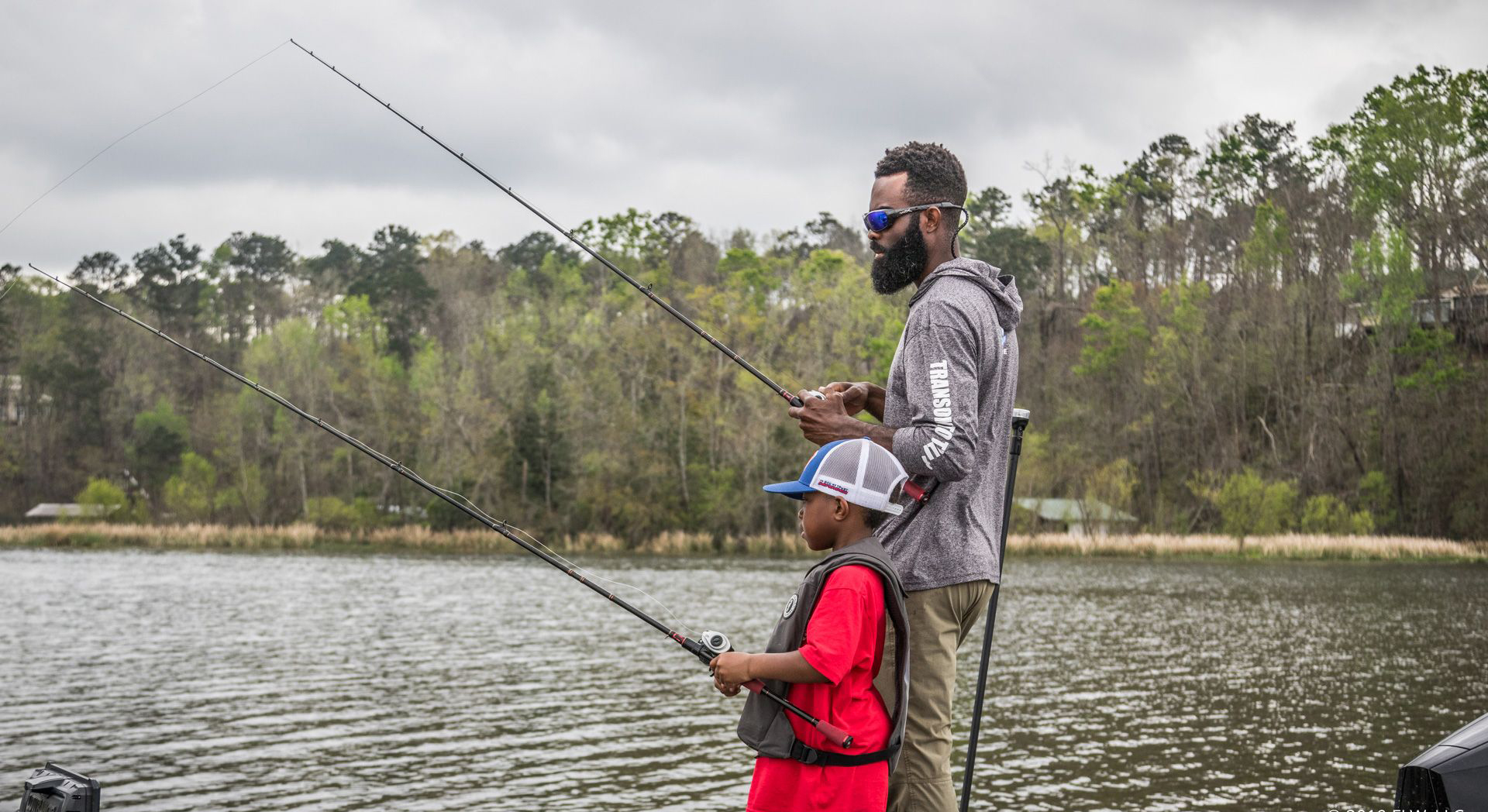 Latimer and Son Fishing