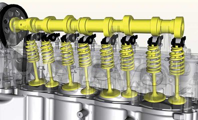 Maintenance-free Valve Train