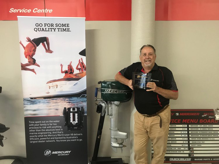 Mercury Service Rep of 36 Years - Karl Roberts Retires