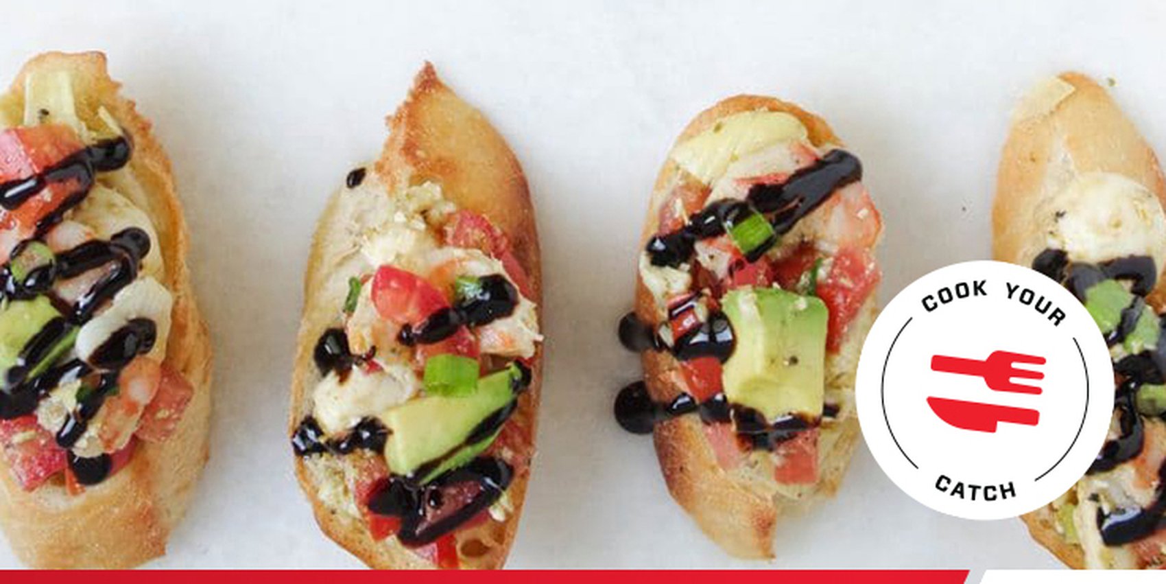 Cook Your Catch: Shrimp and Avocado Bruschetta