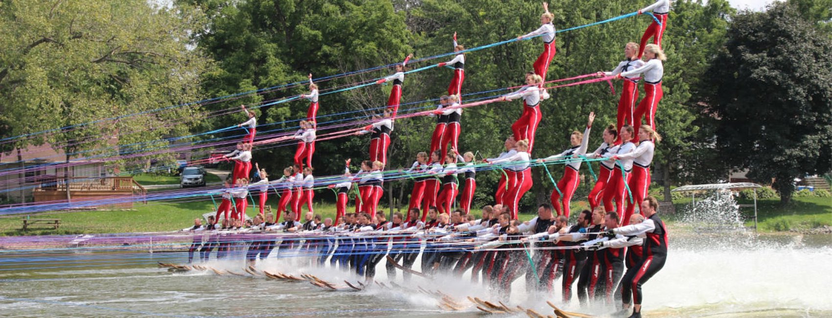 Water ski team sets world record with Mercury support