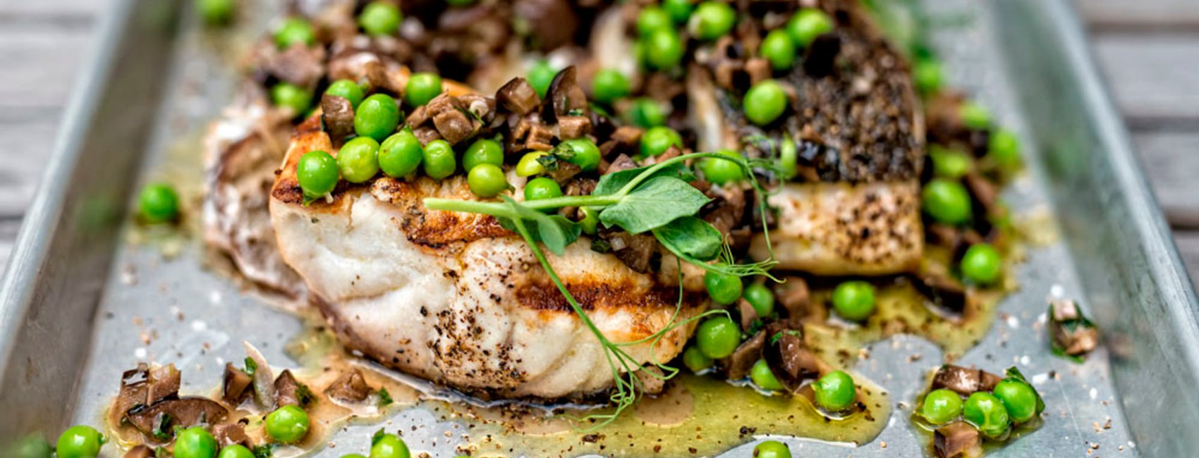 Cook Your Catch: Striped Bass and Foil Eggplant