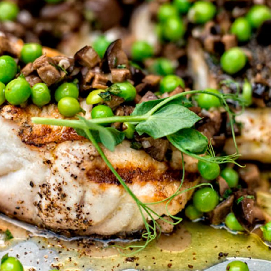 Cook Your Catch: Striped Bass and Foil Eggplant