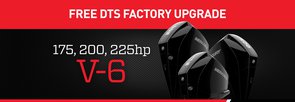 Free DTS Factory Upgrade on the Mercury V-6 range