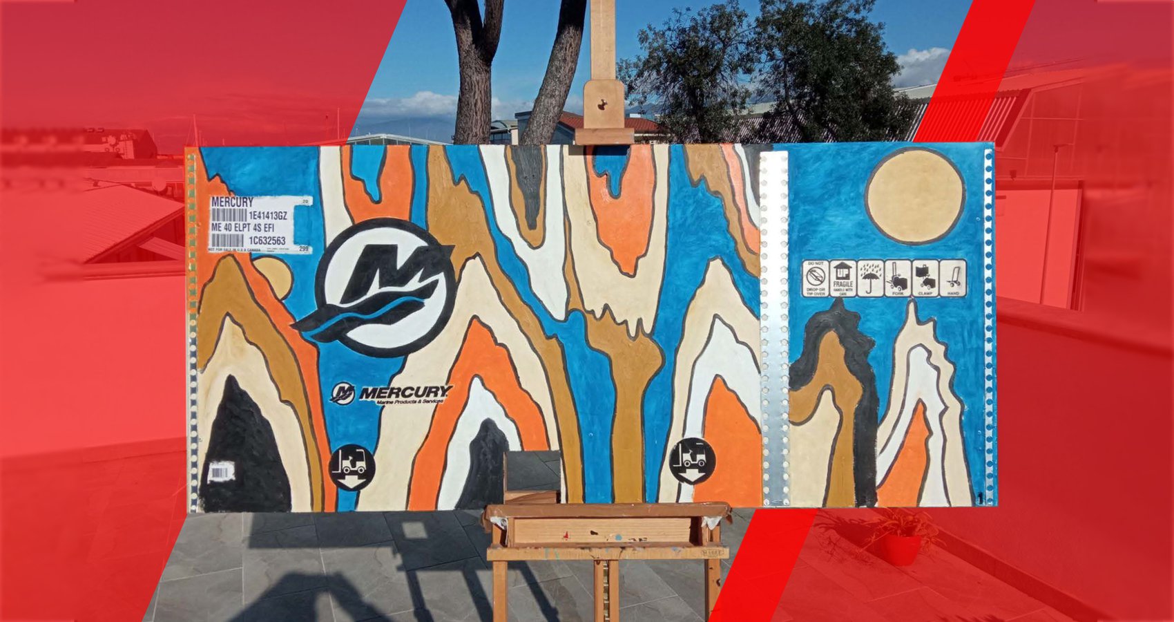 De ‘gerecyclede kunst’ van Maurizio Baccili: te bezichtigen op de Genua Boat Show