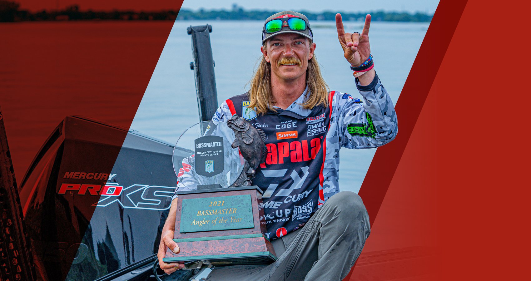 Mercury Pro Seth Feider Wins the 2021 Bassmaster Angler of the Year