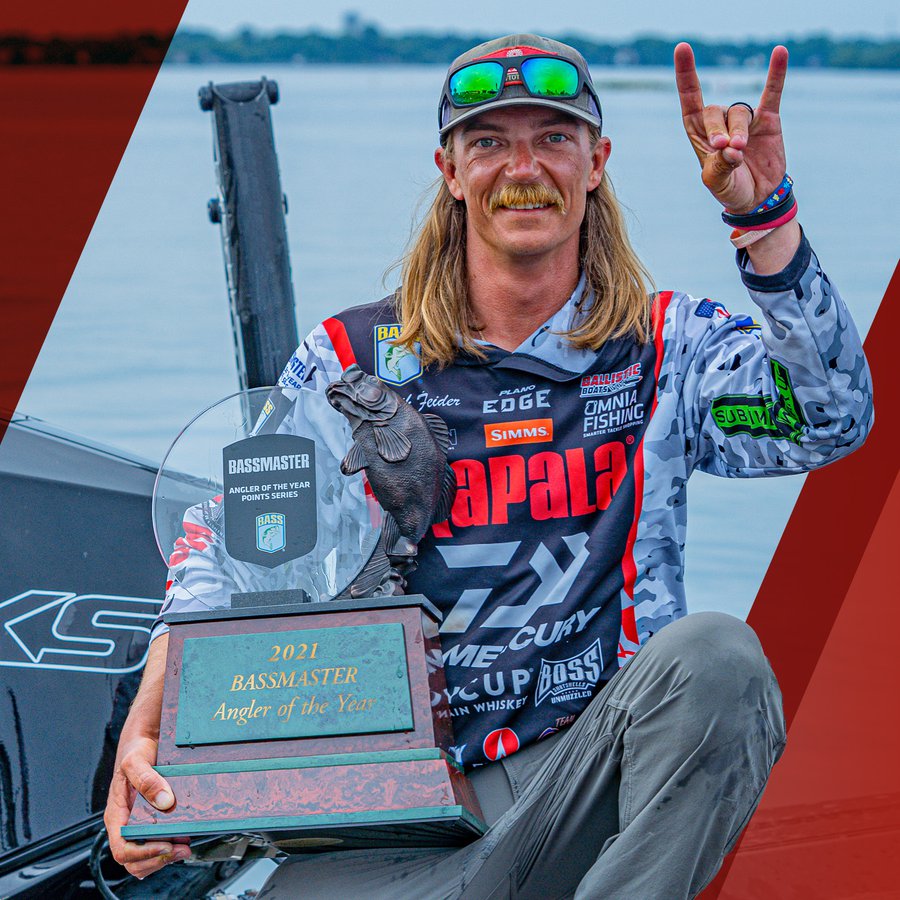 Mercury Pro Seth Feider Wins the 2021 Bassmaster Angler of the Year