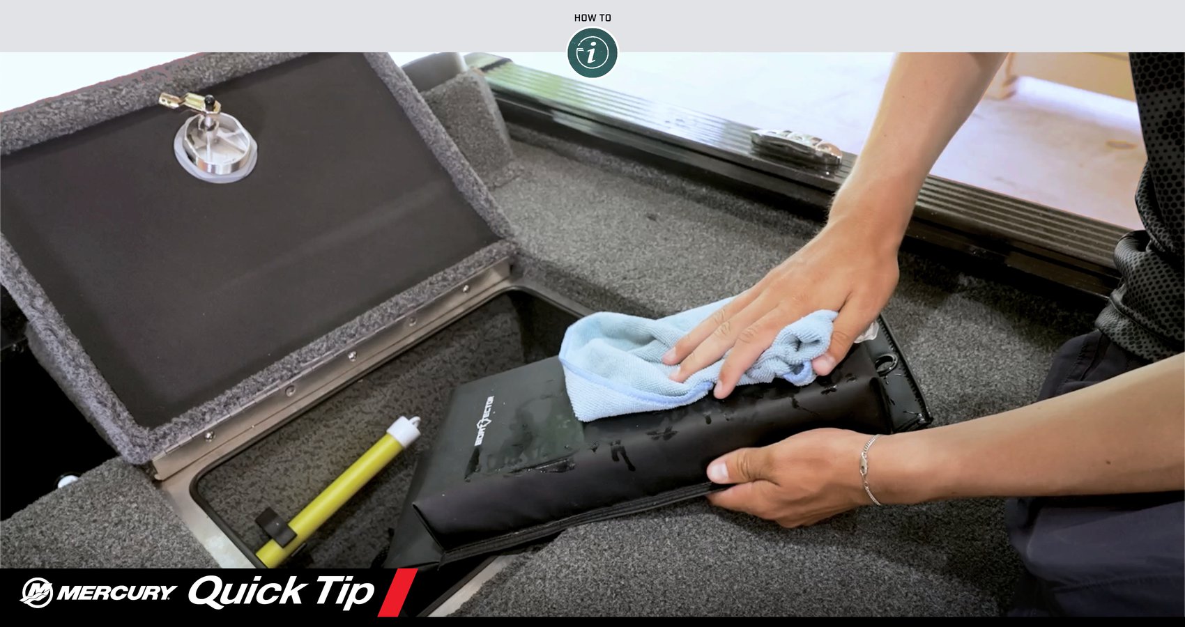 Quick Tip: How to Remove Mold or Mildew from Your Boat's Storage Compartments