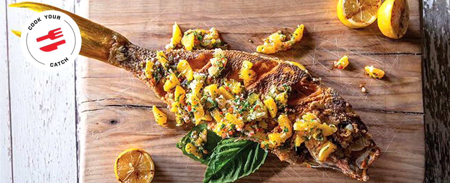 Cook Your Catch: Whole Fried Yellowtail Snapper by James Petrakis