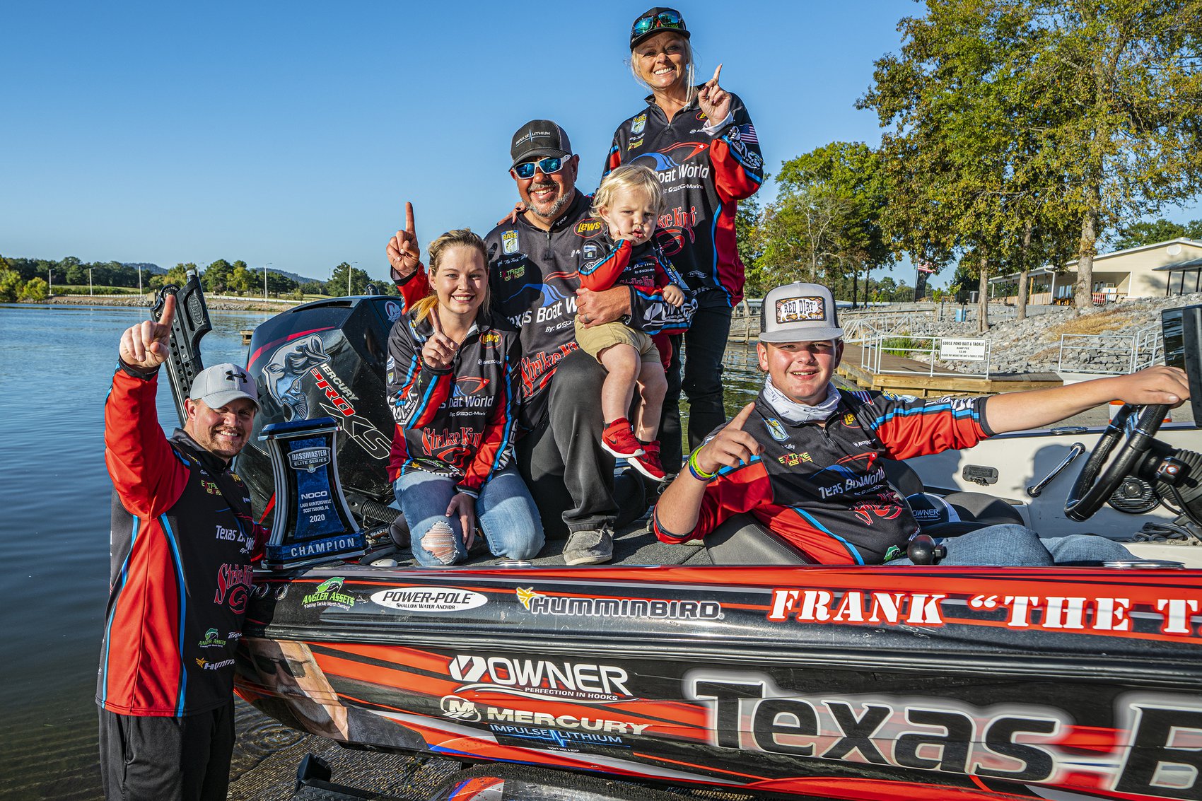 Frank Talley and family