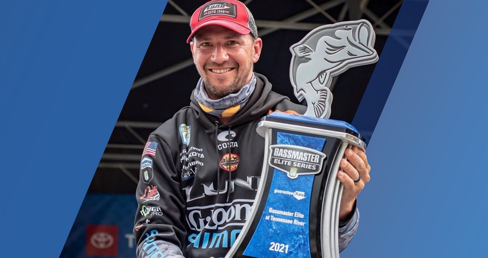 Canadian Gustafson Takes Wire-To-Wire Victory in Bassmaster Elite Series Event on the Tennessee River
