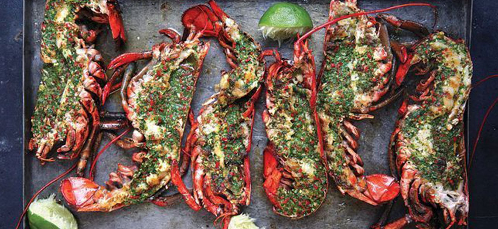 Cook Your Catch: Grilled Lobster with Cilantro-Chile Butter