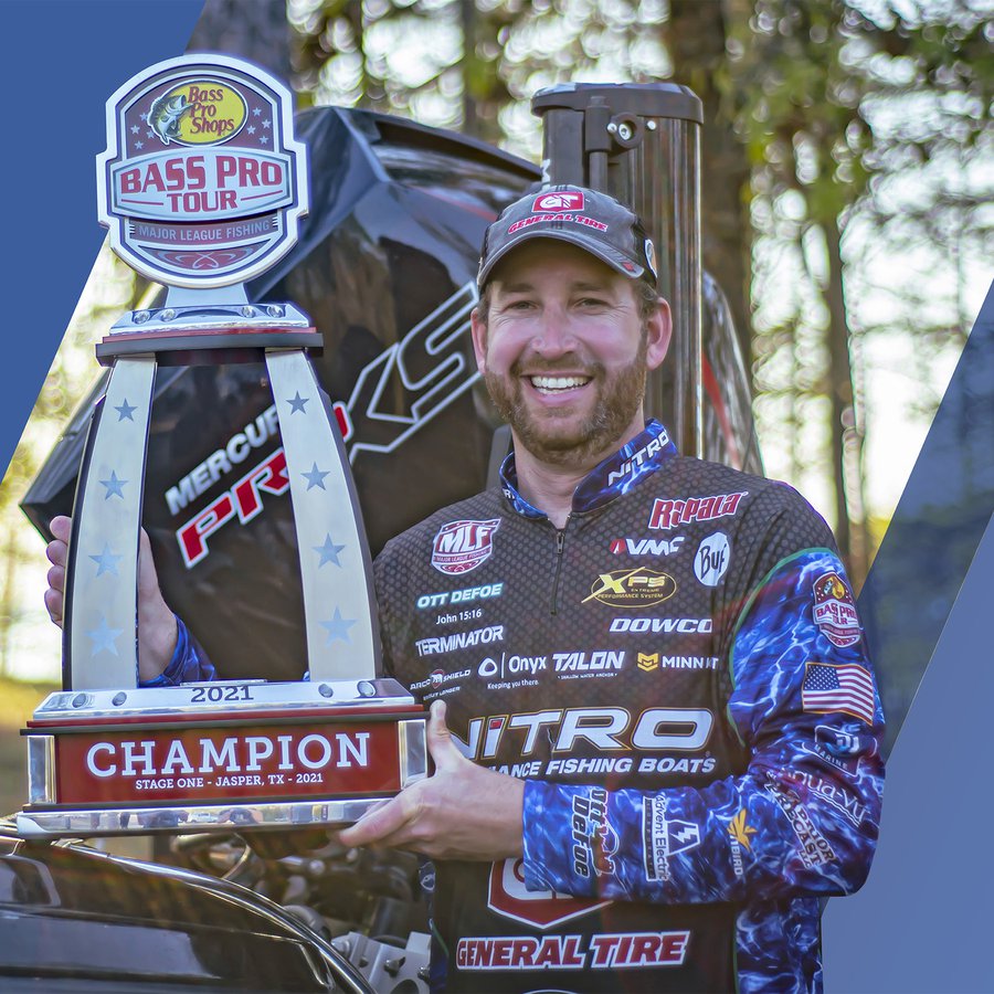 Ott DeFoe Scores Third Consecutive Texas Win with Major League Fishing