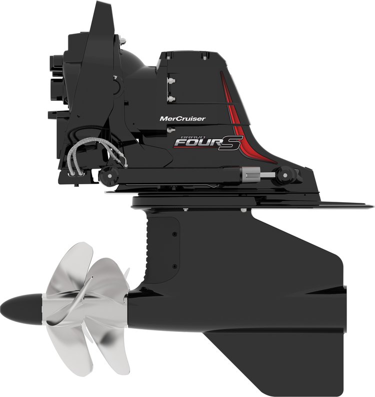 New MerCruiser Bravo Four S forward facing drive with Smart Tow system delivers total control for tow sports