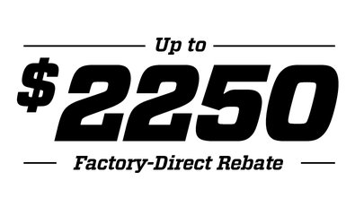 Get a Rebate up to $2,250!